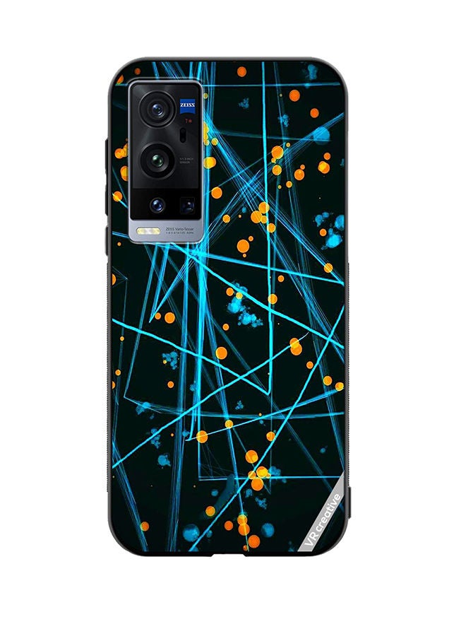 VR CREATIVE Protective Case Cover For Vivo X60 Pro Plus Lasers Design Multicolour - Image 1