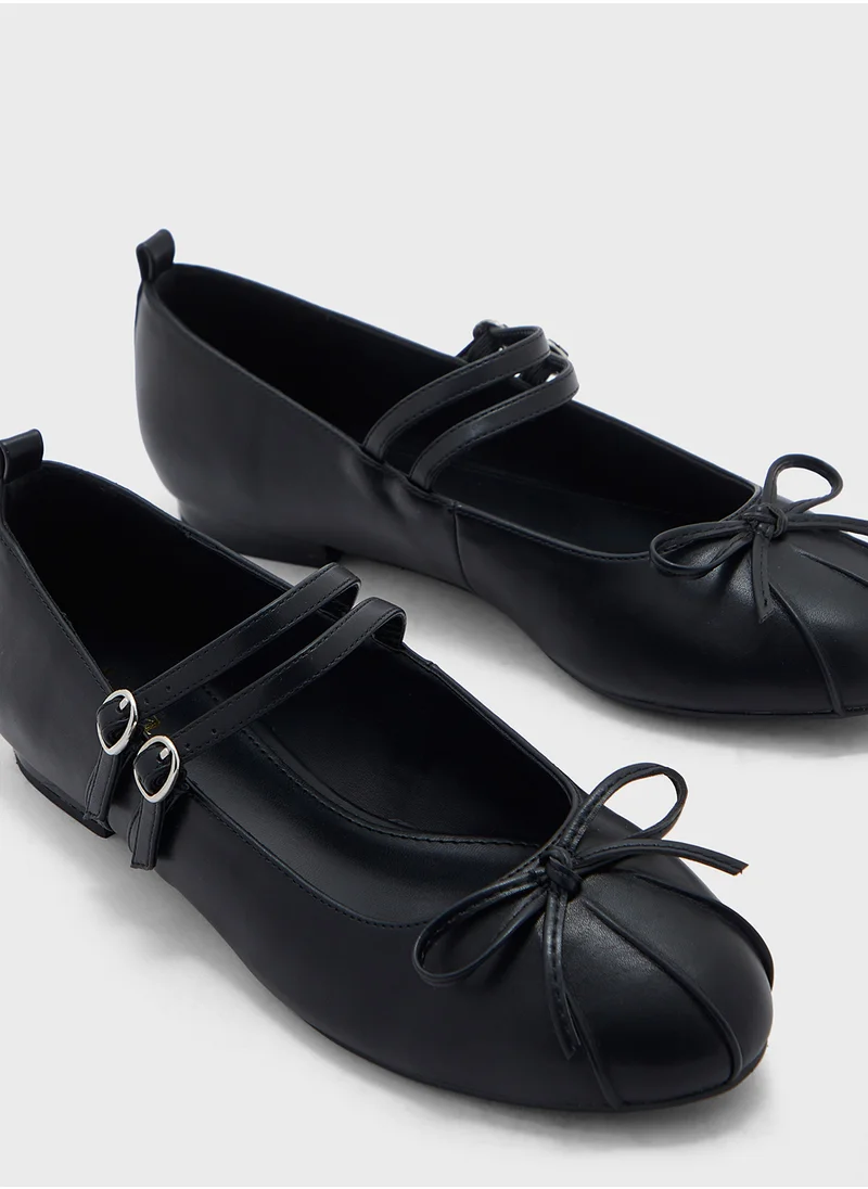 ELLA Mary Jane Double Strap Flat Shoe