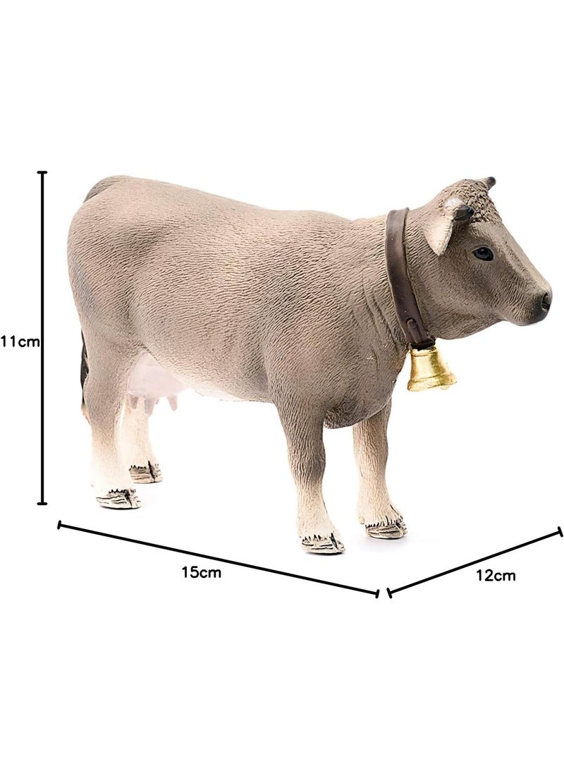 Schleich Braunvieh Cow 13874 - Image 4