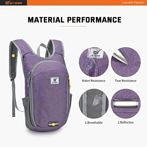 SKYSPER Small Daypack 10L Hiking Backpack Packable Lightweight Travel Day Pack for Women Men - Image 4