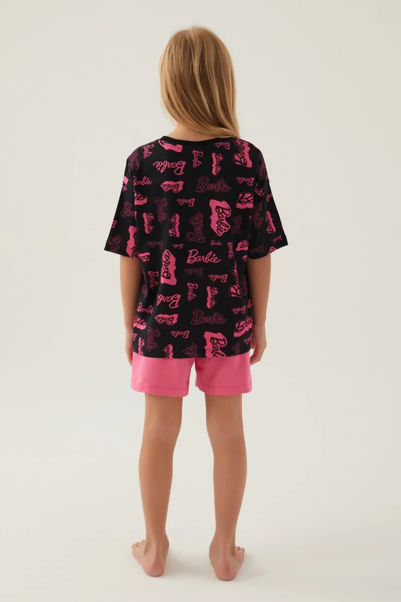 Barbie Comfortable Black Girls' Shorts Set