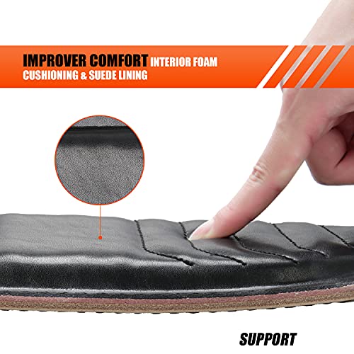 Jaffick Genuine Leather Weight Lifting Belt for Men Gym Weight Belt Lumbar Back Support Powerlifting Weightlifting Heavy Duty Workout Training Strength Training Equipment - Image 2
