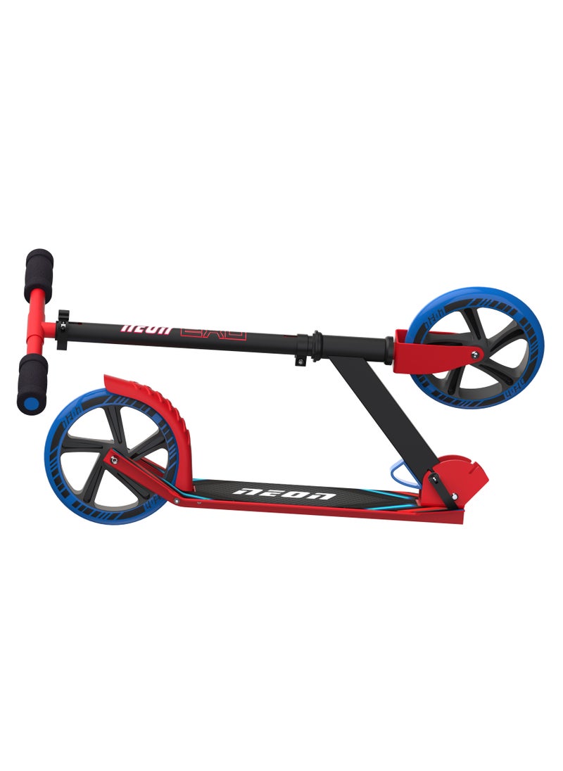 NEON Neon EXO is the perfect 2 wheels scooter for first-time riders,with light-up and floding (Red)  - Image 5