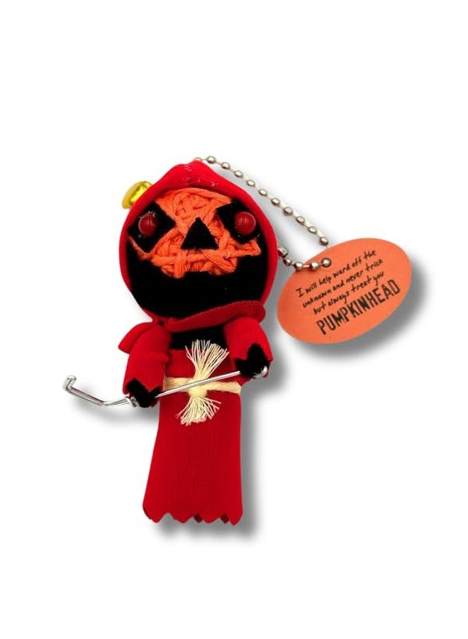 Watchover Voodoo 3-Inch Pumpkinhead Keychain - Handcrafted Gift to Bring Good Luck and Positivity Everywhere You Go - Image 3