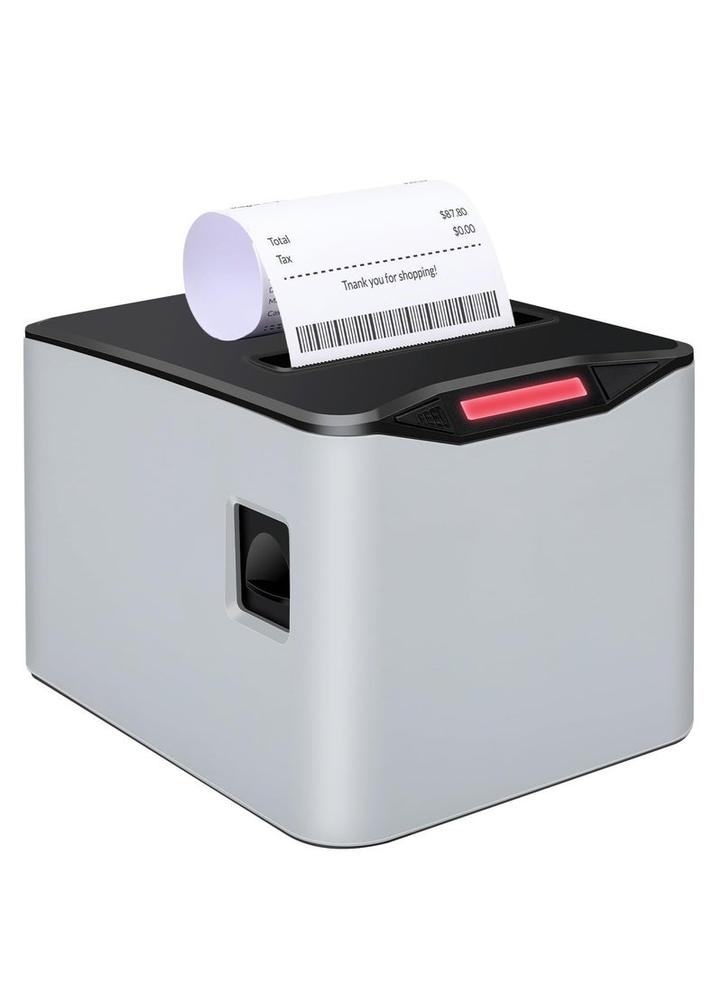 Joshberg Thermal Receipt Printer, 80mm Receipt Printers, 220mm/s, Thermal Pos Printer with Auto Cutter , USB Serial Ethernet Support Windows/iOS/Android, Restaurant Kitchen Printer for ESC/POS - Image 1