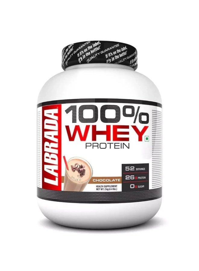 Labrada Nutrition 100% Whey Protein Chocolate, 4.13 lbs - Image 1