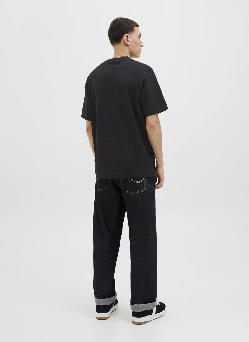 جاك اند جونز JORNORREBRO EMB TEE SS CREW NECK NOOS