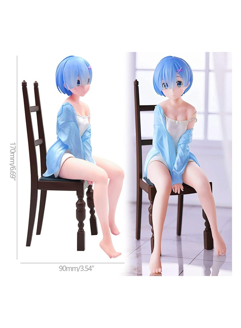 general Tokyo Ghoul Start Living Again Zero Series Anime Character Statue Decoration Statue 3D Model Character Car Decoration Cartoon Indoor Doll Character Statue 3D Model Blue 6.30 inch - Image 5