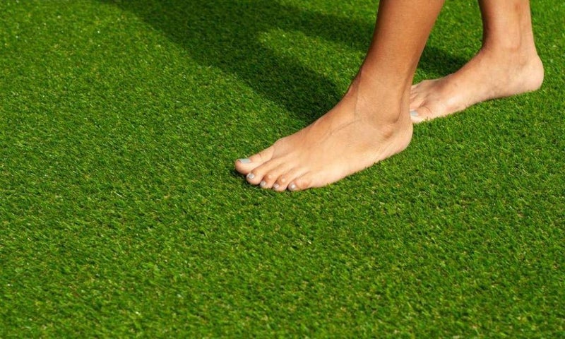 Akshya Artificial Grass Mats Carpet - Turf Grass CarpetFloor Mat for Living Room Bedroom and Office- All Season (Synthetic Grass) (3 X 11 feet, Green) - Image 2