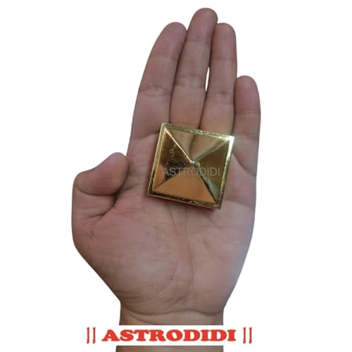 ASTRODIDI Mix Metal Three Layer 3 Stage Multi Layer Vastu Pyramid (Golden Color) - Image 4