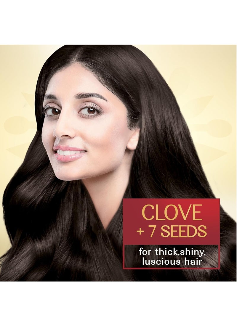 Herbsindia Clove & 7 Seeds Hair Oil With Nourish Tube 180ml - Image 4