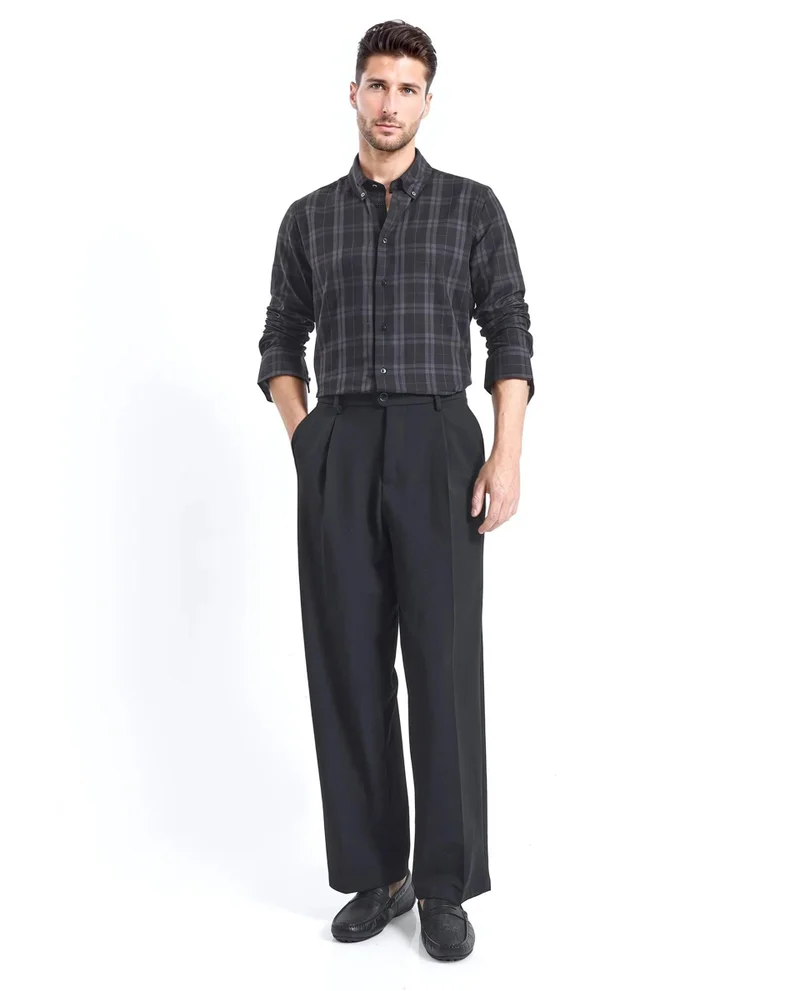 Rare Rabbit Men's Regular Fit Check Print Shirt