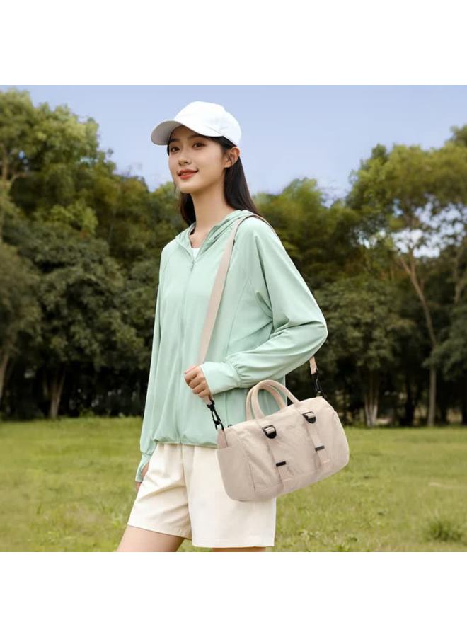Golf Lightweight Canvas Shoulder Crossbody Bag For Women, Commuter Tote, Versatile Ipad And Phone Bag, Birthday Gift For Her - Image 3