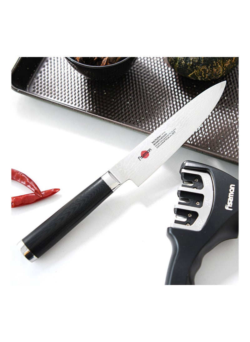 Fissman سكين الطاهي مقاس 6 بوصات من سلسلة Kensei Musashi  - Image 4