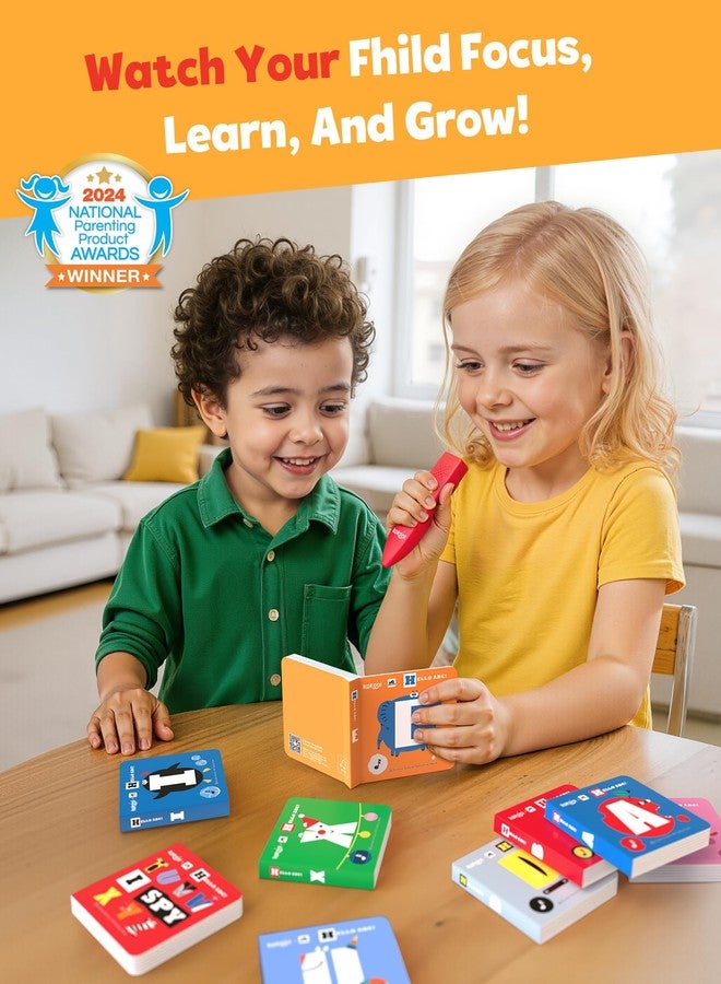 KOKODI Talking Pen 30 Small Books Sets, Interactive Audio Sound Books Kids Learning Electronic Toys for Boys Girls, 30 Palm Books Focused Mini Board Books for Educational Tiny Block Book Learning - Image 3