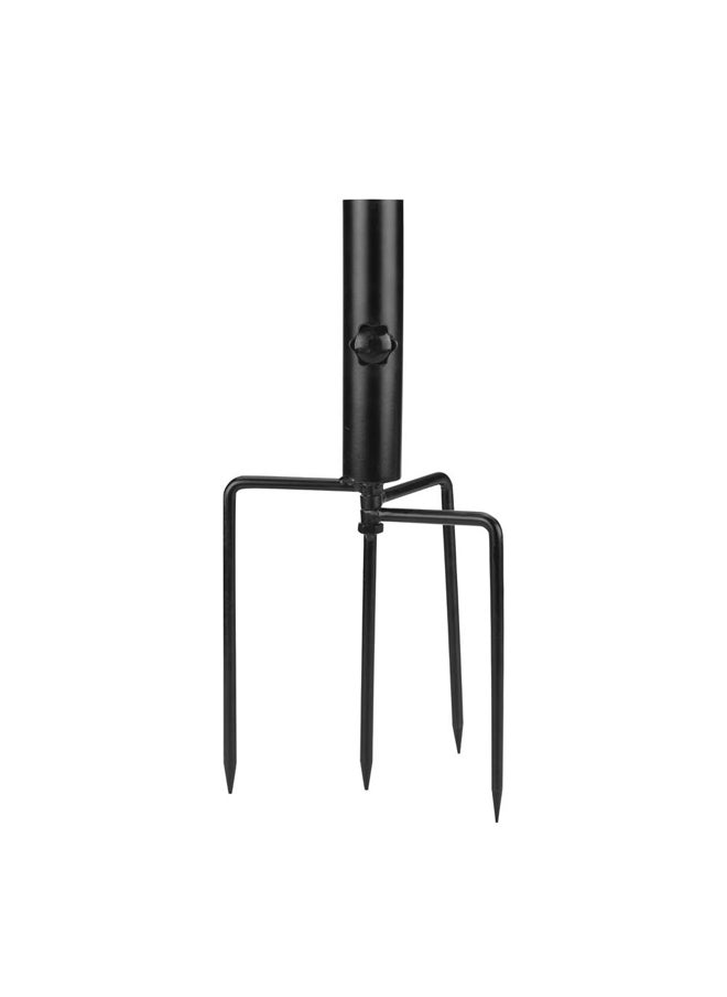 AL SANIDI Umbrellas and hook lamps Installation Holder, Black, 20 Cm  - Image 1