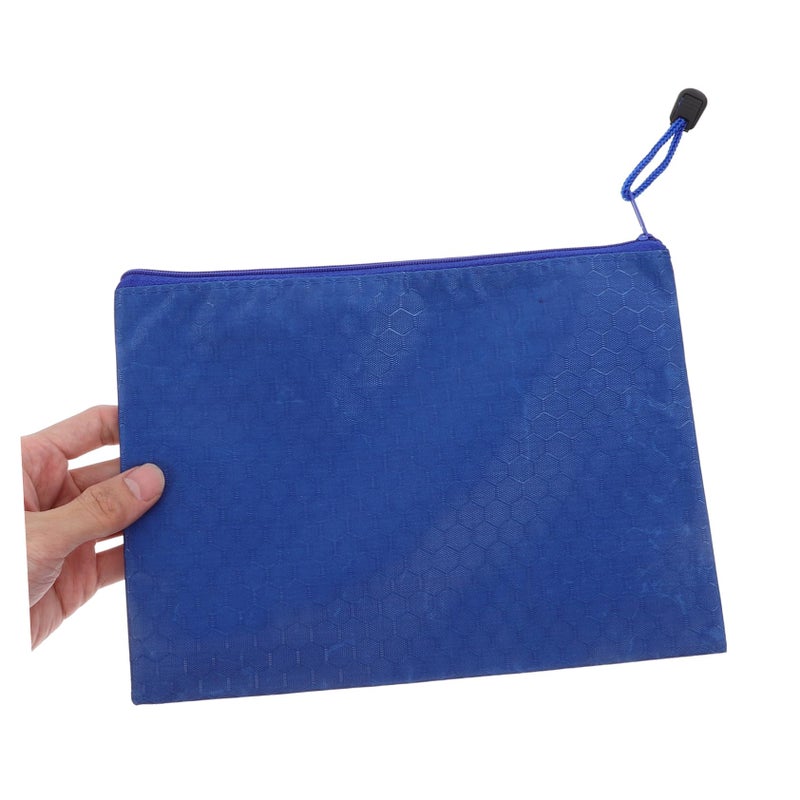 12 Pack Canvas Zipper File Folders Mesh Document Pouch Bags For School Office Storage - Image 4