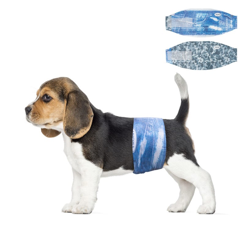 Dono Dog Diapers Male Disposable Male Dog Wraps, Wider Doggie Puppy Diapers Male Belly Bands, Super Absorbent, Leak-Proof Fit, Excitable Urination, Incontinence, X-Small 24ct - Image 1