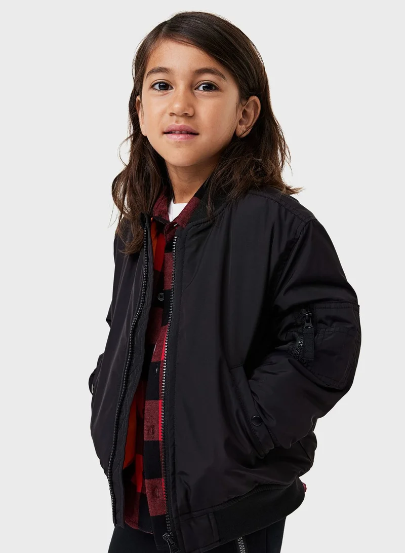 اتش اند ام Kids Essential Bomber Jacket