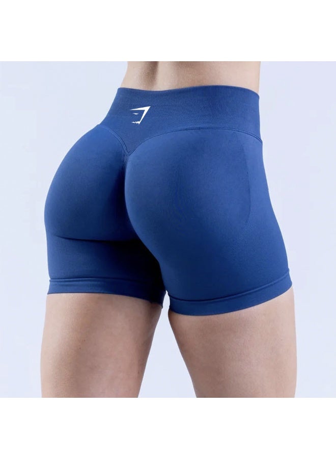 شورت بوكسر جيم شارك وبنطلون يوجا منخفض للنساء - ليڨينڨز رياضي مقاوم للقرفصاء وملابس تدريب لشد المؤخرة