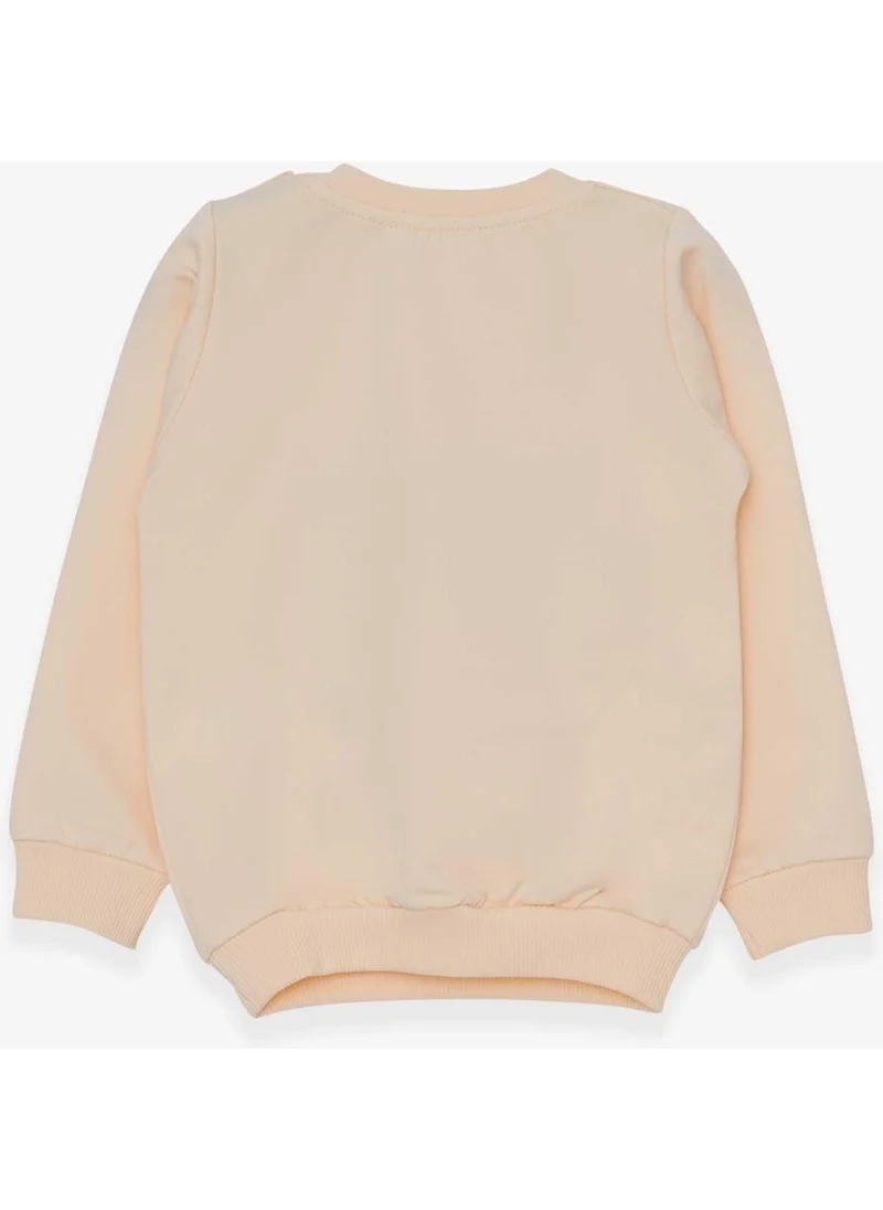 Breeze Girl's Sweatshirt Cute Animals Printed 1.5-5 Years, Cream