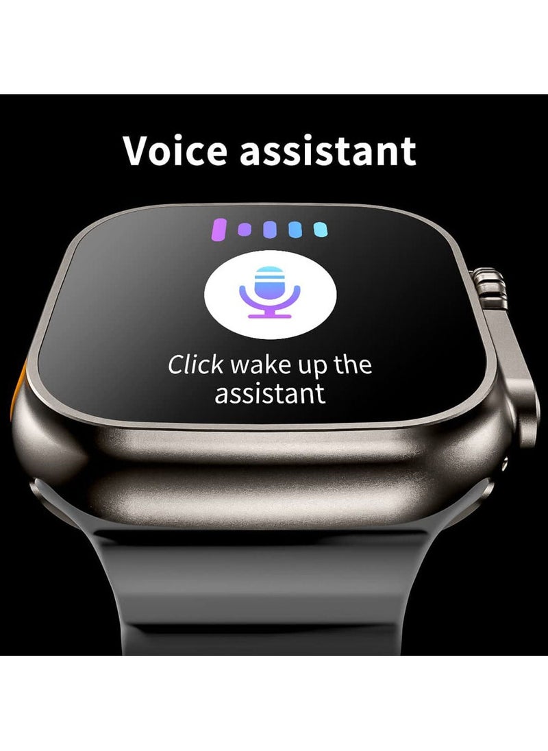 Generic WS Ultra 2 Wisme Smartwatch Series 8 | S8 49mm 1.91" | Compass | NFC | IP68 Waterproof | Smart Sensor | Smart Watch with Ocean Strap  - Image 2