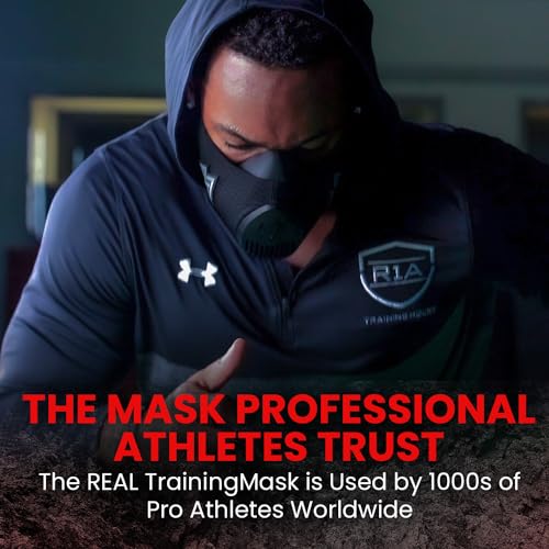 TRAININGMASK Adult Training Mask 3.0 Training Mask, Black, L/120 kg - Image 4