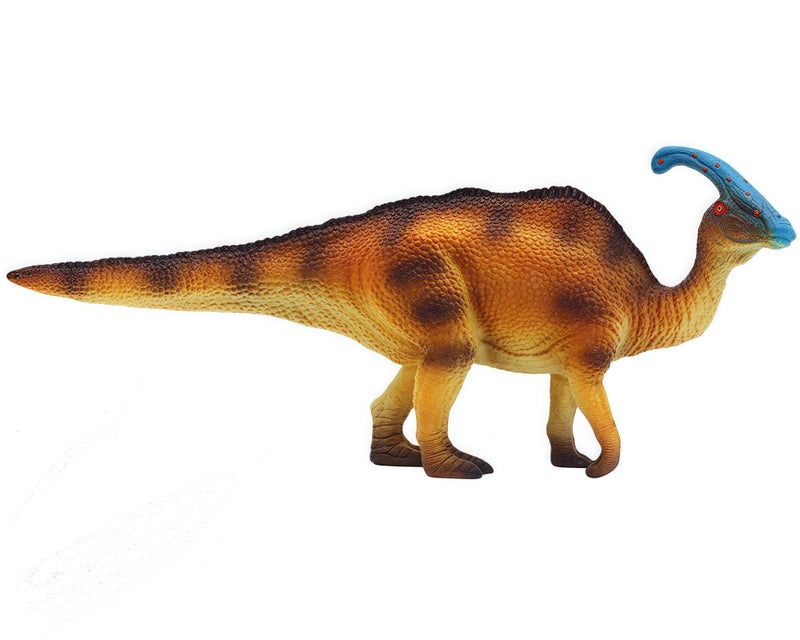 Gemini&Genius Parasaurolophus Dinosaur Toy Dinosaurs Action Figurine- 7.5 Inches Length- Dino Collection Model Toys for Boys and Girls 3-12 Years Old - Image 1