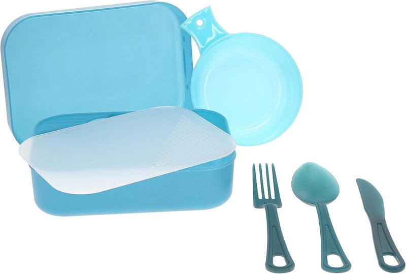 UST PackWare Mess Kit with Self Contained, BPA Free Construction and Eating Utensils for Hiking, Camping, Backpacking, Travel and Outdoor Survival - Image 1