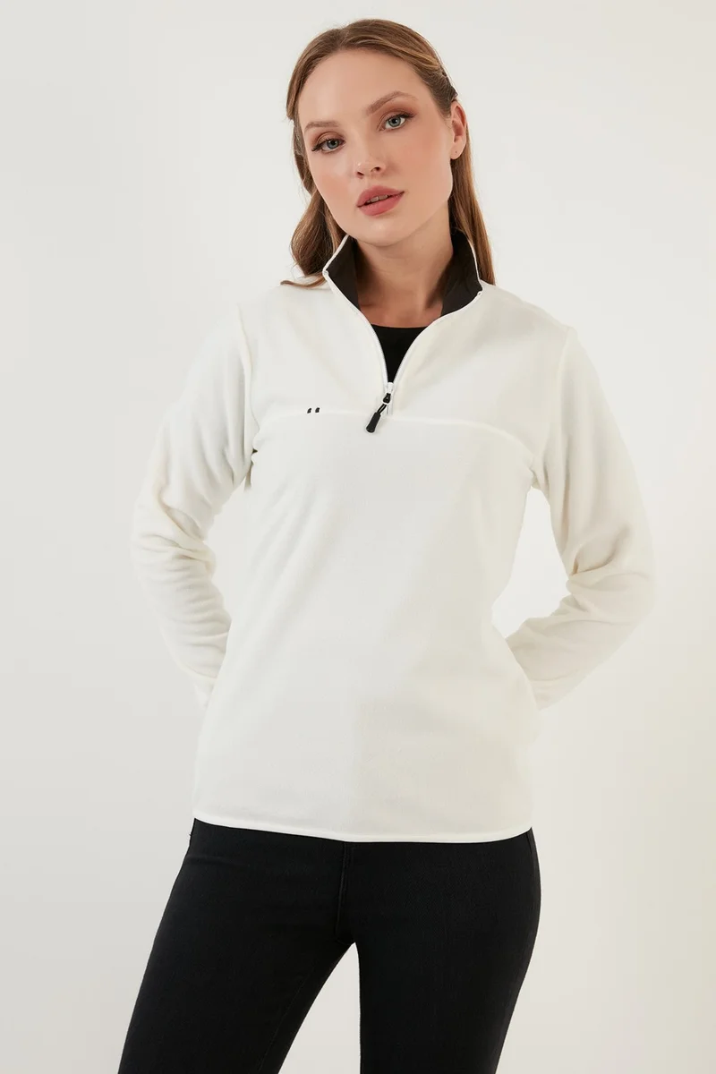 Lela Half Zipper Stand Collar Women's Fleece 5907000