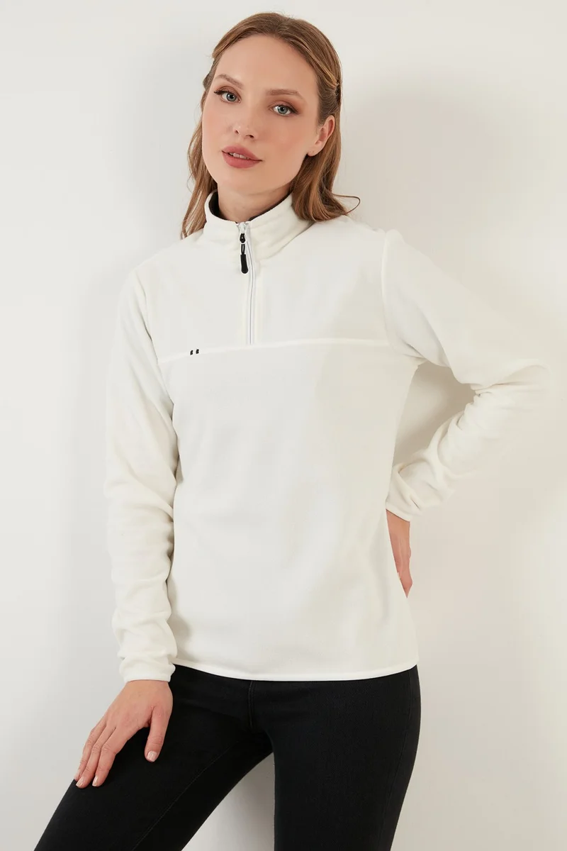 Lela Half Zipper Stand Collar Women's Fleece 5907000