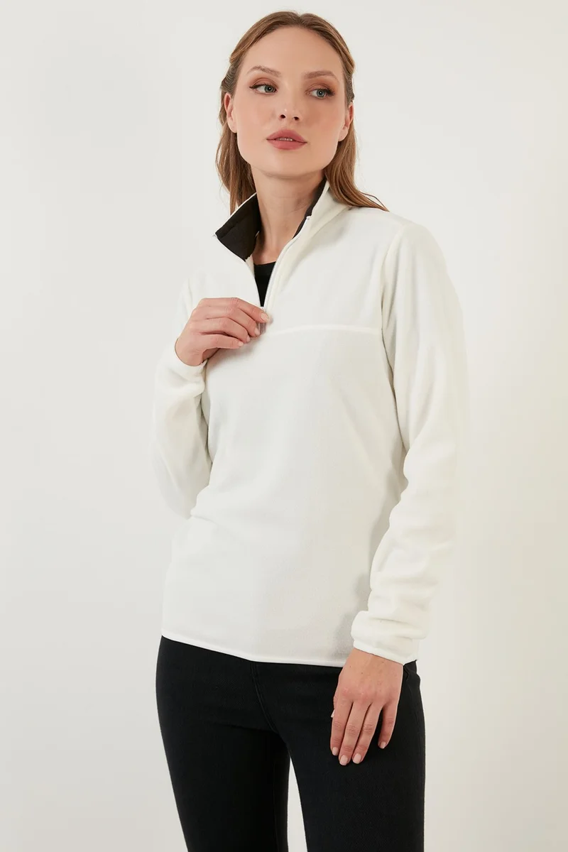 Lela Half Zipper Stand Collar Women's Fleece 5907000