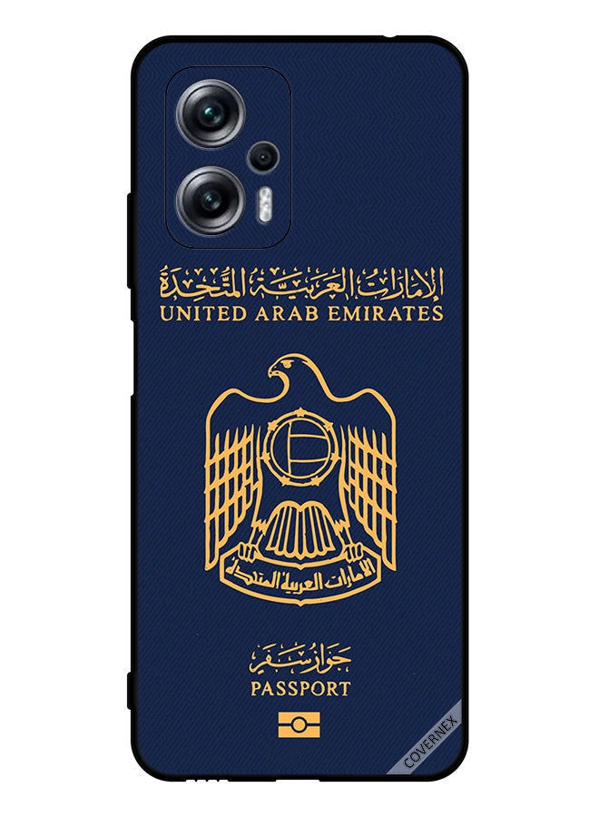 Covernex Protective Case Cover For Xiaomi Redmi Note 11T Pro Uae Passport Pattern - Image 1