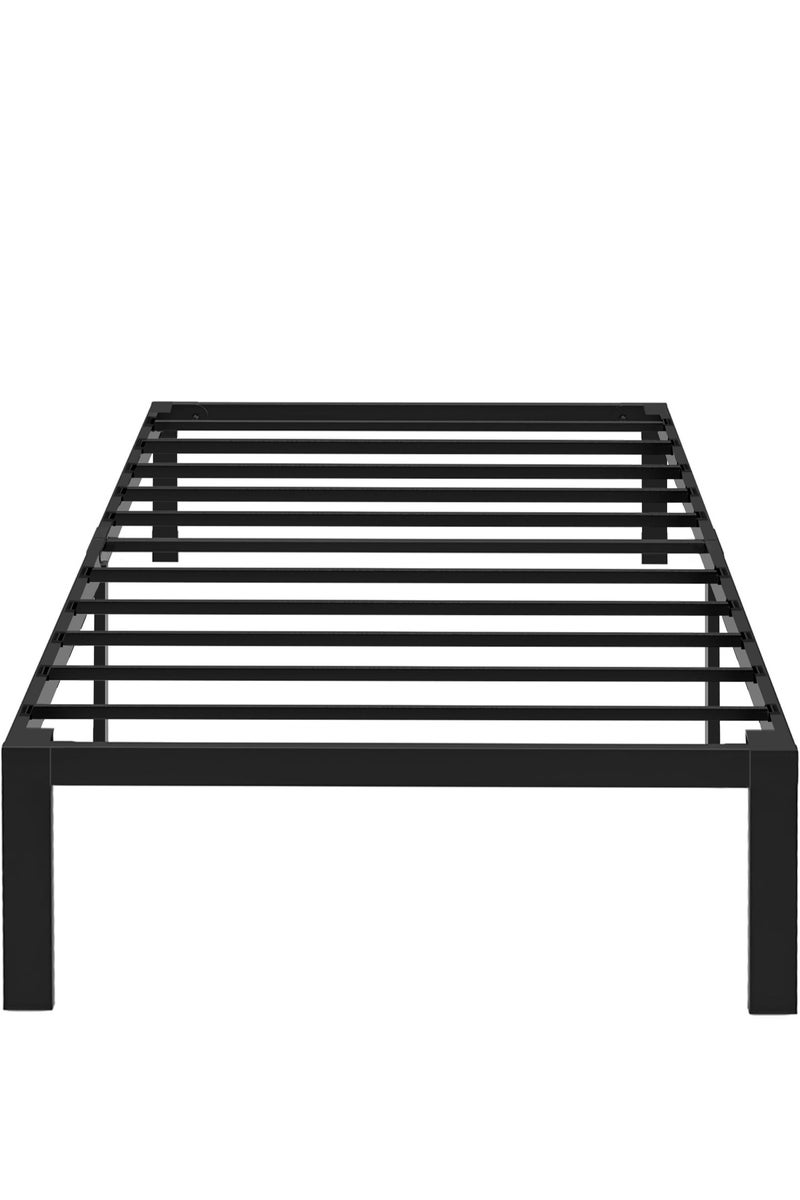 Yanara 90x190cm Metal Platform Twin Bed Frame with Storage Space Under Bed, 35cm Height, Heavy Duty Steel Slat Support, Easy Assembly, No Box Spring Needed  - Image 2