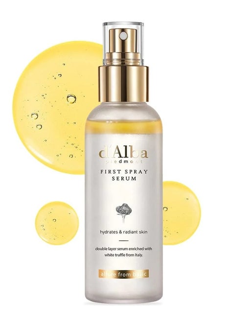 Italian White Truffle First Spray Serum Vegan glowy hydrating serum face mist dalbamist