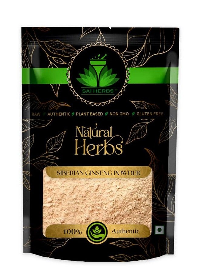 SAI HERBS Siberian Ginseng Powder- Eleuthero Root Powder - For Energy Support - Pure & Natural (100 Grams) - Image 1