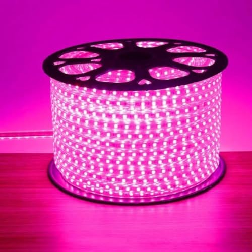 One94Store 8 Meter LED Rope Light for Decoration-Waterproof Decorative Lights, SMD Cove Light for Ceiling LED Pipe Light for Home Décor Led Strip Lights for Diwali Decoration (Pink) - Image 2