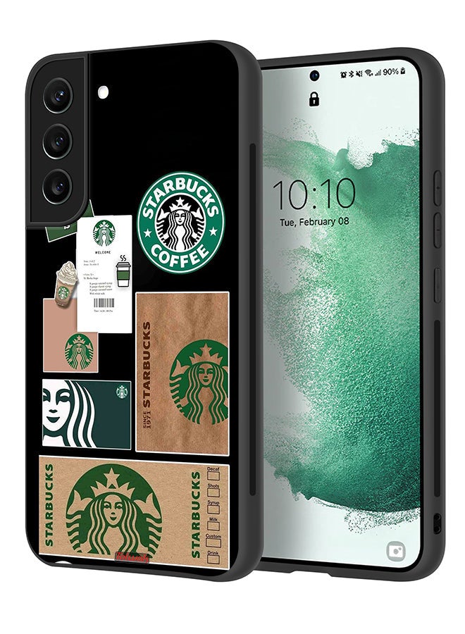 Tolwak Samsung Galaxy S21 5G Protective Case Cover Starbucks Sticker - Image 1