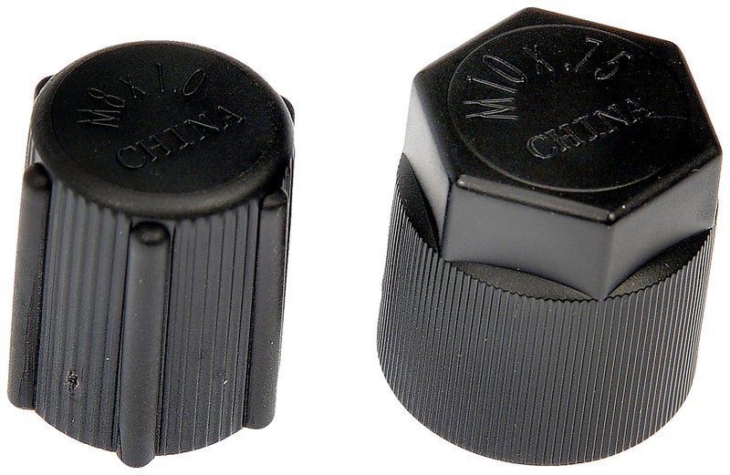 Dorman 54374 Air Conditioning Service Port Caps Compatible with Select Models, 2 Pack