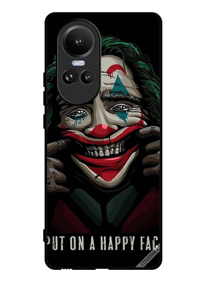 Covernex Protective Case Cover For Oppo Reno10 Pro Put On A Happy Face - Image 1
