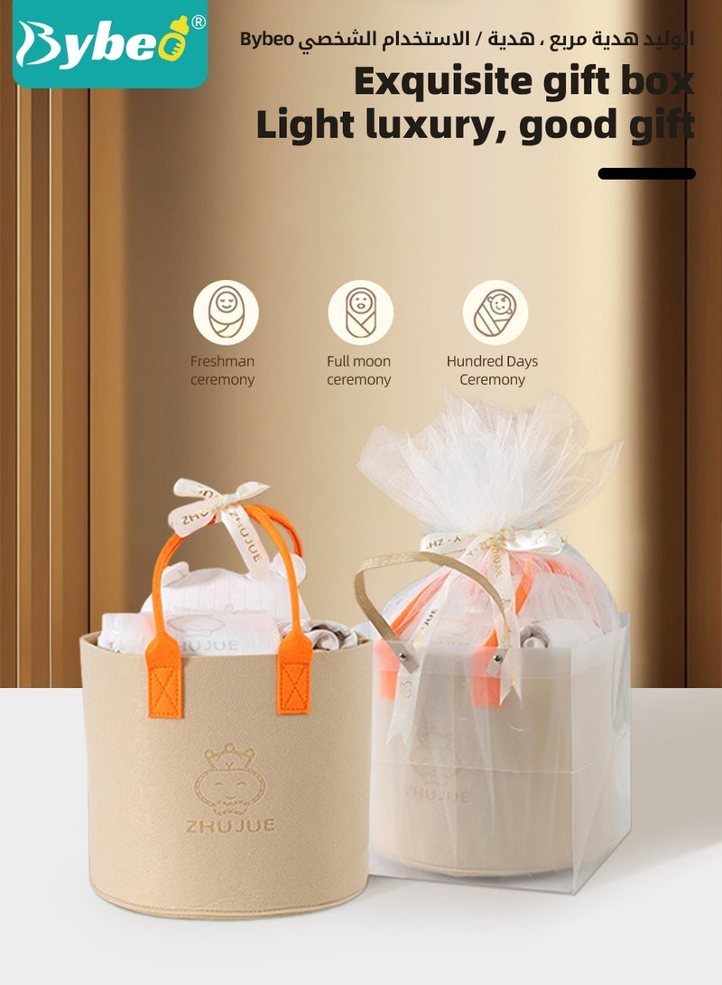 Bybeo 30PCS Newborn Baby Gifts Set, Newborn Layette Gift Set, Baby Clothes Accessories Set for Boys and Girls, Premium Cotton, Perfect Gift Box with Beautifully Gift Box for Spring Summer Autumn Winter - Image 3