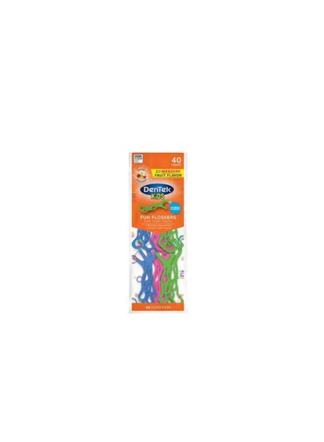 Dentek Kids Fun Flossers 40'S - Image 2