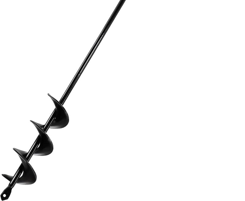 Auger Drill Bit 1.57x17.72inch Garden Plant Flower Bulb Auger Rapid Planter Bulb & Bedding Plant Augers for 3/8" Hex Drive Earth Drill Fence Post Umbrella Hole Digger (1pcs) - Image 2