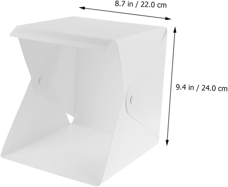 POPETPOP 1set Portable Folding Box Tent Small Led for Photography Easy Setup and Travel for Product Shooting and Backdrops - Image 2