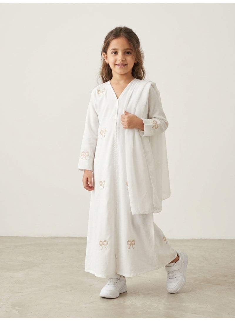 BHNS Girls' clothing, girls' abaya, children's abaya, girls' clothing, girls' gifts, little abaya, girls' clothing, children's jalabiya, girls' clothing, girls' gift, suitable for all occasions - Image 3