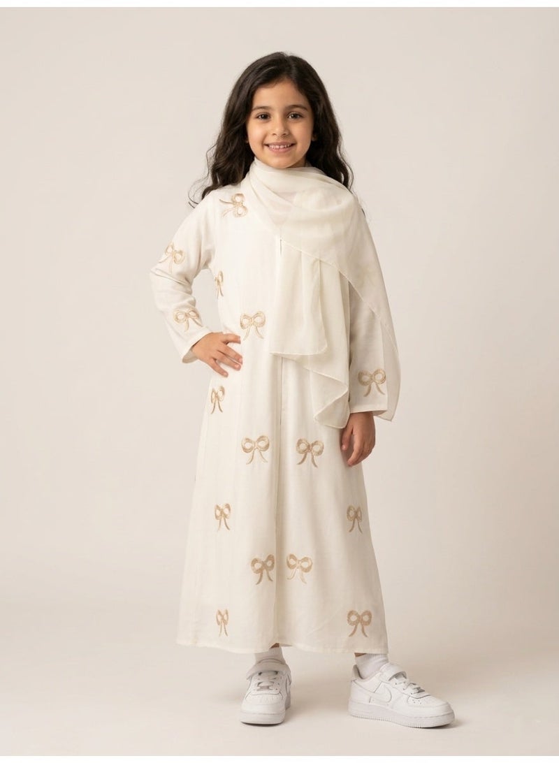 BHNS Girls' clothing, girls' abaya, children's abaya, girls' clothing, girls' gifts, little abaya, girls' clothing, children's jalabiya, girls' clothing, girls' gift, suitable for all occasions - Image 2