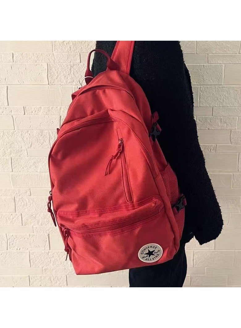 Converse Waterproof Canvas Backpack For Men and Women, Casual and Versatile, Student Net Bag, Travel Backpack 31*46*16CM - Image 2