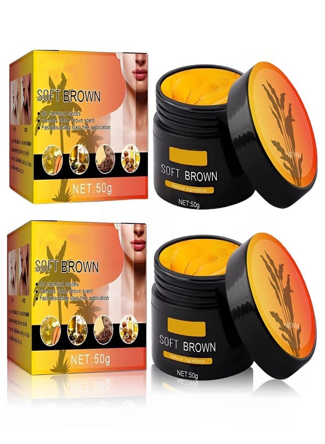 Loobexery 2PCS Luxury Intensive Tanning Gel, Soft Brown Intensive Tanning LuxeGel Natural TanningAccelerator Cream Gel for Outdoor Sun, Achieve Natural Tan Skin - Image 1