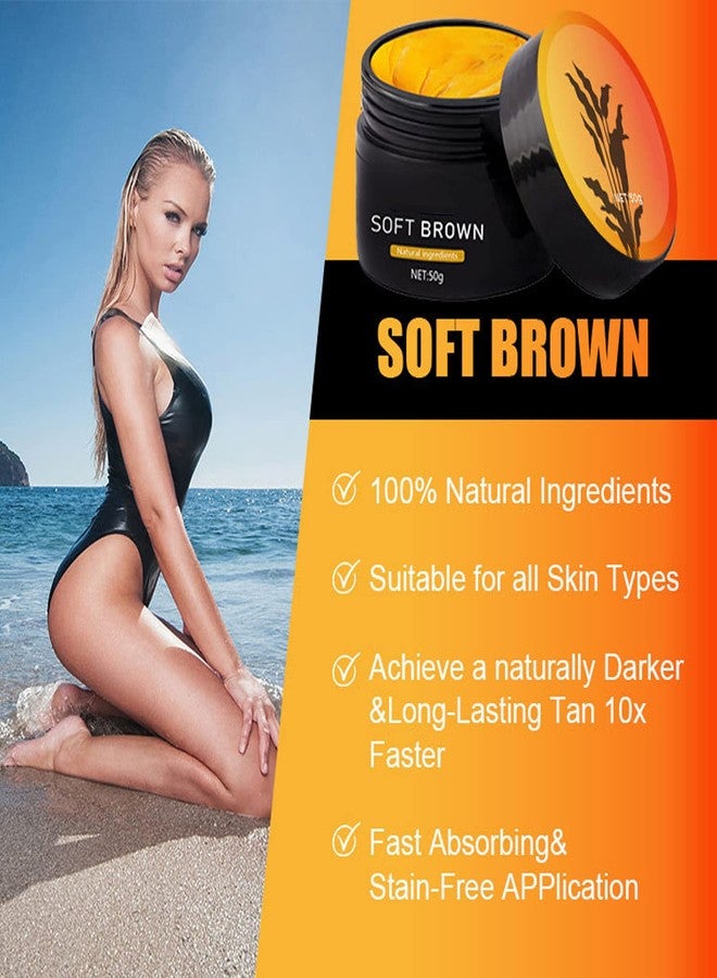 Loobexery 2PCS Luxury Intensive Tanning Gel, Soft Brown Intensive Tanning LuxeGel Natural TanningAccelerator Cream Gel for Outdoor Sun, Achieve Natural Tan Skin - Image 3