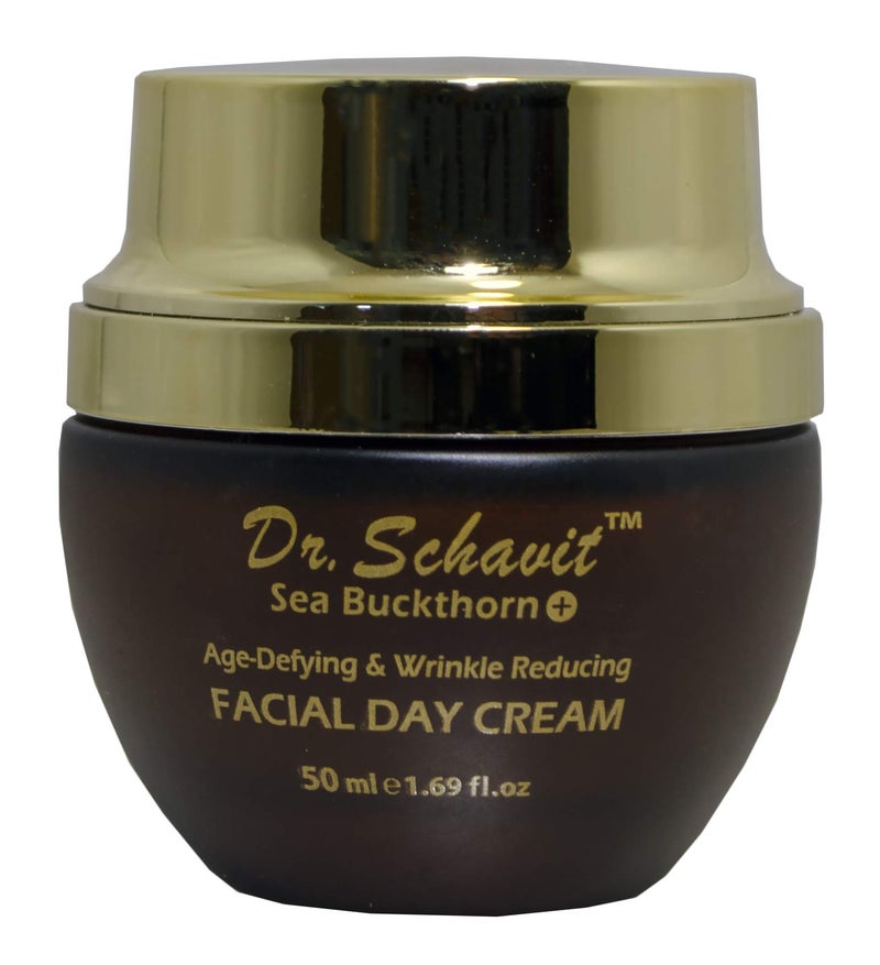 DR. SCHAVIT Sea Buckthorn+ Age-Defying & Wrinkle Reducing Day Cream - Collagen Retinol Anti Wrinkle Face Cream SPF 20 - Wrinkle Repair Day Cream Moisturizer Protects and Hydrates Skin 1.7 oz - Image 5